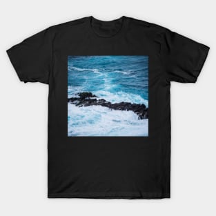 Blue Frothy Ocean T-Shirt